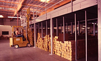 Mezzanine with Provisions for Stacking Product