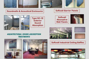 Sound Absorption Panels Illustration